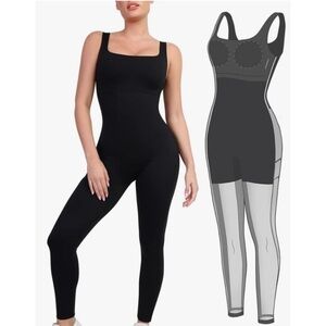 Popilush 3XL Shaper Slimming Enhancing Jumpsuit Shapewear Sleeveless Bodysuit